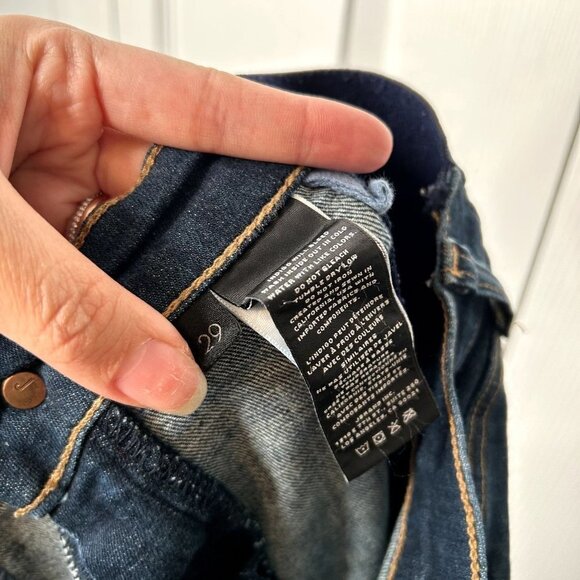 7 For All Mankind Mama J Eco Sublime Blue Skinny Maternity Jeans Women's Size 29 - Picture 12 of 14